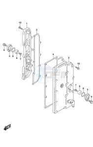 DF 250AP drawing Exhaust Cover