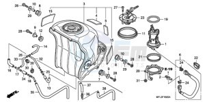 CBR1000RA9 KO / ABS HRC MME drawing FUEL TANK/FUEL PUMP