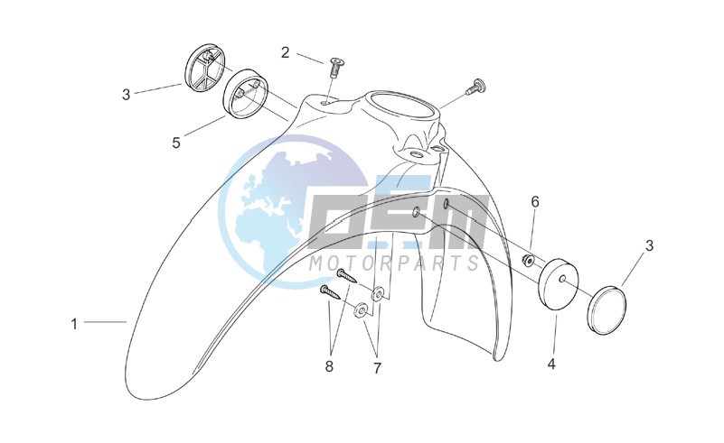 Front body VI - Front mudguard