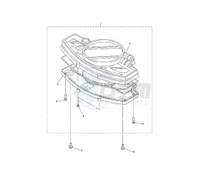 YZF R6 600 drawing METER