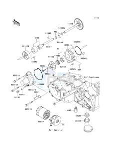 ZR 1000 B [Z1000] (7F-8F) B7F drawing OIL PUMP_OIL FILTER