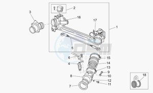 Nevada Classic 750 IE IE drawing Throttle body