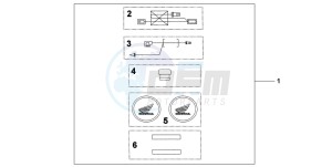 SH125R drawing HEATED GRIP ATT.