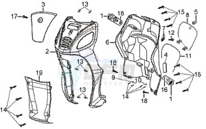 SYMPHONY 125 drawing HEAD LIGHT / INDICATORS