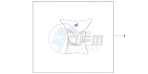 CBR1000RA9 Korea - (KO / ABS) drawing TANK PAD