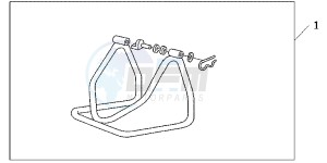 CBR1000RRC drawing REAR PADDOCK STAND