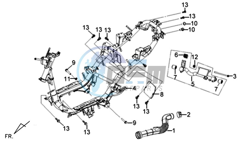 FRAME / ENGINE MOUNT