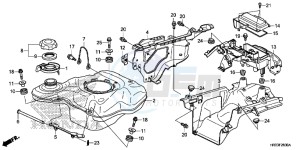 TRX420FM1E TRX420 Europe Direct - (ED) drawing FUEL TANK