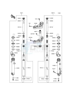 VULCAN S ABS EN650BGFA XX (EU ME A(FRICA) drawing Front Fork