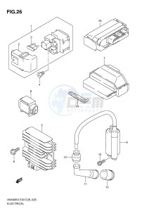 AN400 (E3-E28) Burgman drawing ELECTRICAL