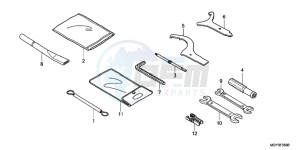 VFR800XC drawing TOOL