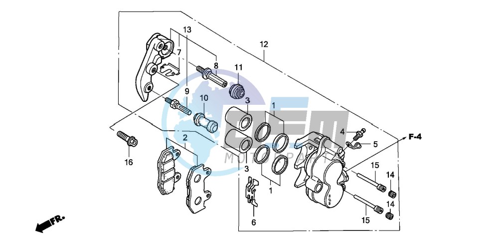 FRONT BRAKE CALIPER