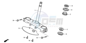 NX500 DOMINATOR drawing STEERING STEM