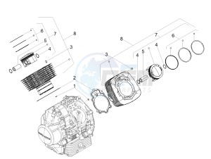 V7 III Stone 750 e4 (EMEA) drawing Cylinder - Piston