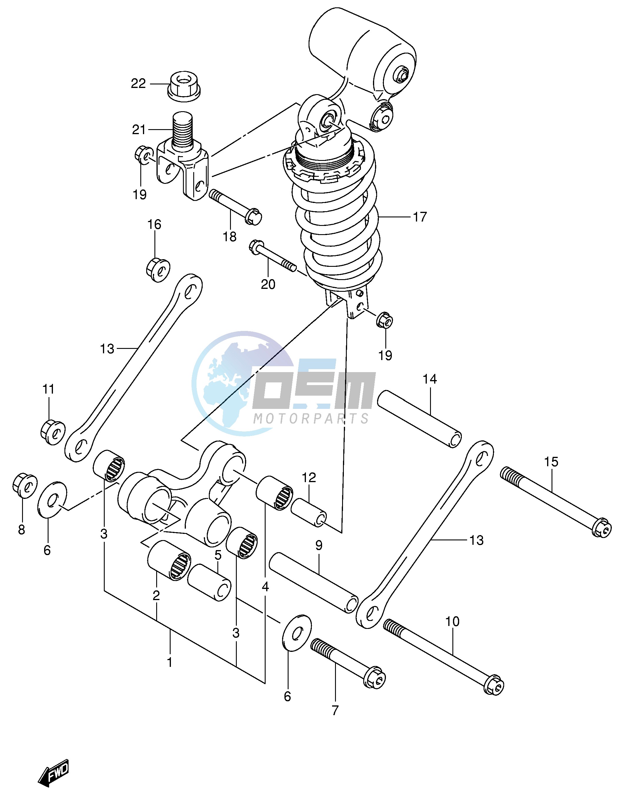 REAR CUSHION LEVER