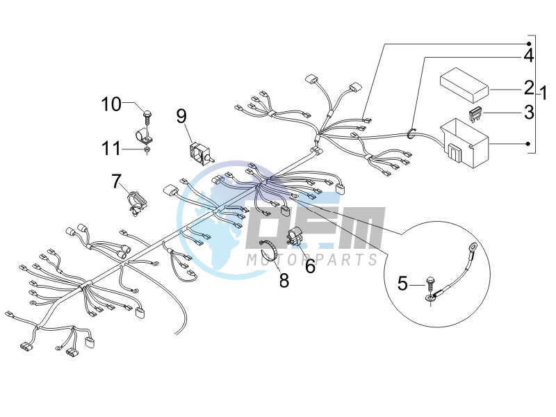 Main cable harness