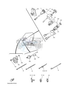 YXM700ES YXM70VPSG VIKING EPS SPECIAL EDITION (B42B) drawing ELECTRICAL 2