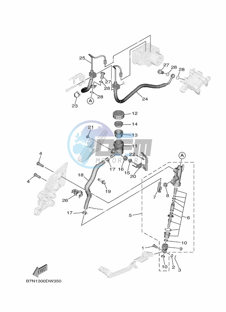 REAR MASTER CYLINDER