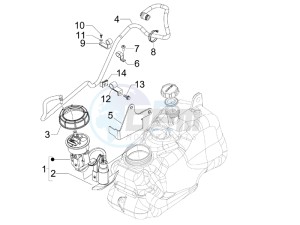 MP3 400 ie lt MP3 400 ie lt Sport drawing Supply system