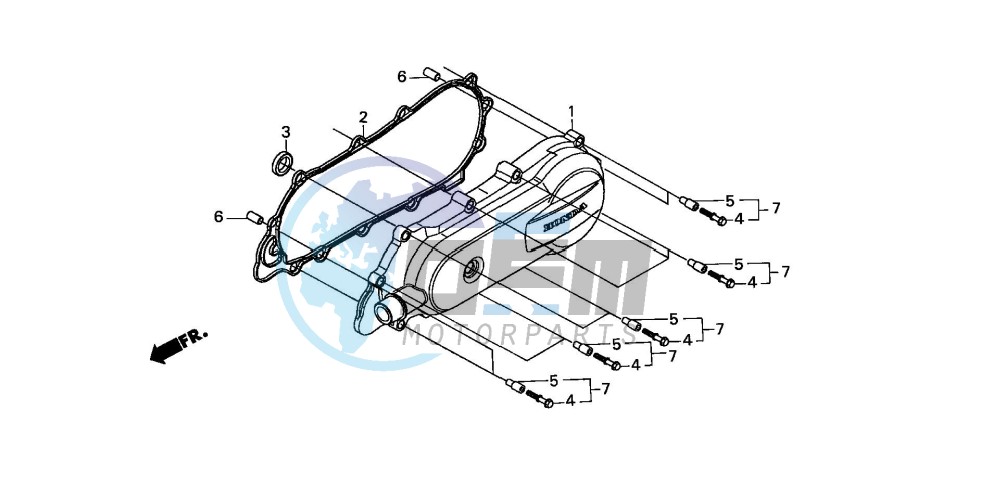 LEFT CRANKCASE COVER