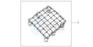 SH1259 E / 3E drawing RUBBER NET A