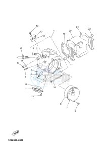 YP250RA EVOLIS 250 ABS (1YS8) drawing CYLINDER