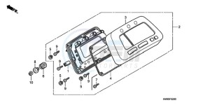 TRX250TEA Europe Direct - (ED / EC) drawing METER