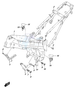 DL650 drawing FRAME