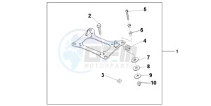 CBF1000T9 F / ABS CMF drawing KIT CARRIER BRKT