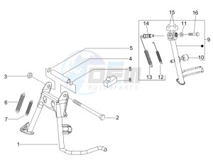 LX 125 4T E3 UK drawing Stand