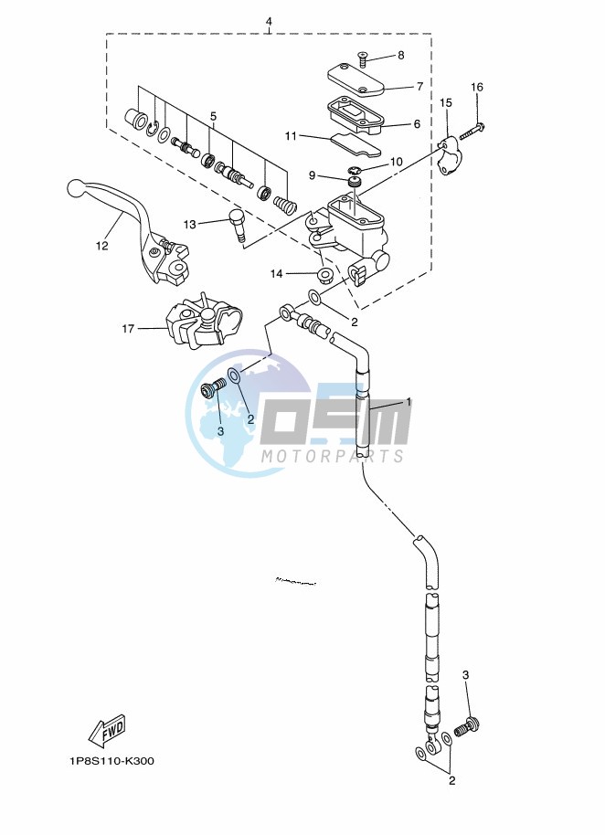 FRONT MASTER CYLINDER