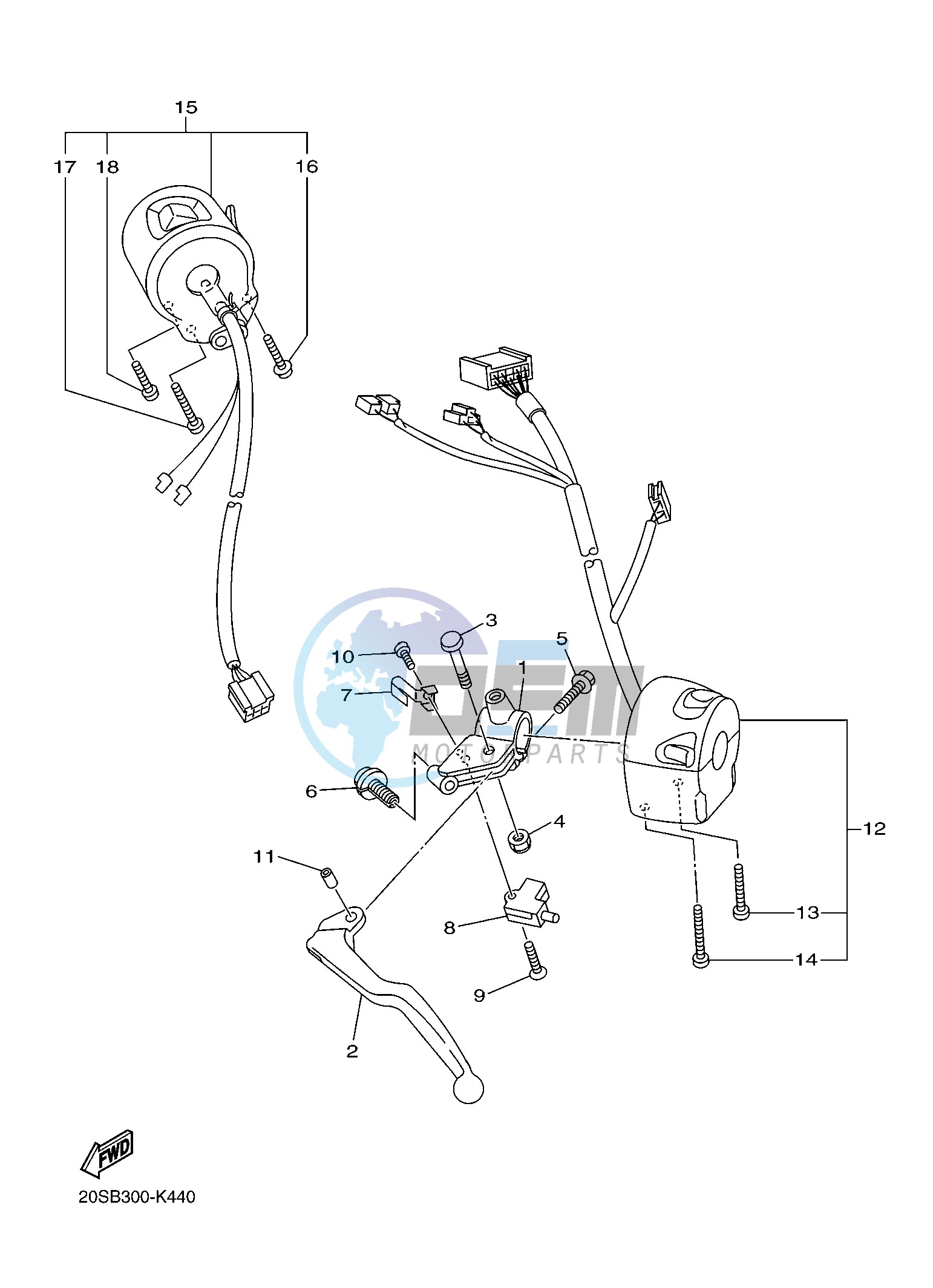 HANDLE SWITCH & LEVER