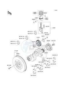 KAF 950 A [MULE 2510 DIESEL] (A1-A3) [MULE 2510 DIESEL] drawing CRANKSHAFT_PISTON-- S- -