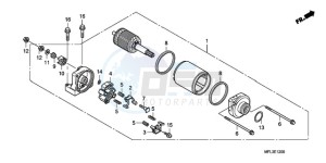 CBR1000RR9 BR / HRC MME - (BR / HRC MME) drawing STARTING MOTOR