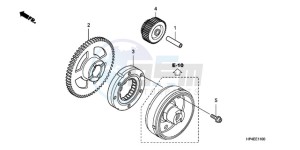 TRX420FMA Europe Direct - (ED / 2ED 4WD) drawing STARTING GEAR