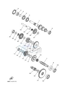 YXE700 YXE70WPAJ WOLVERINE R (B3D2) drawing TRANSMISSION