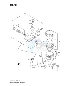 SV650/S drawing FRONT MASTER CYLINDER (SV650SAL1 E24)