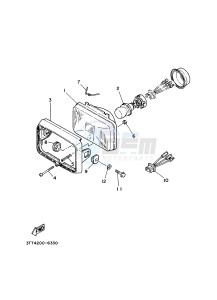 DT175 (3TSV) drawing HEADLIGHT