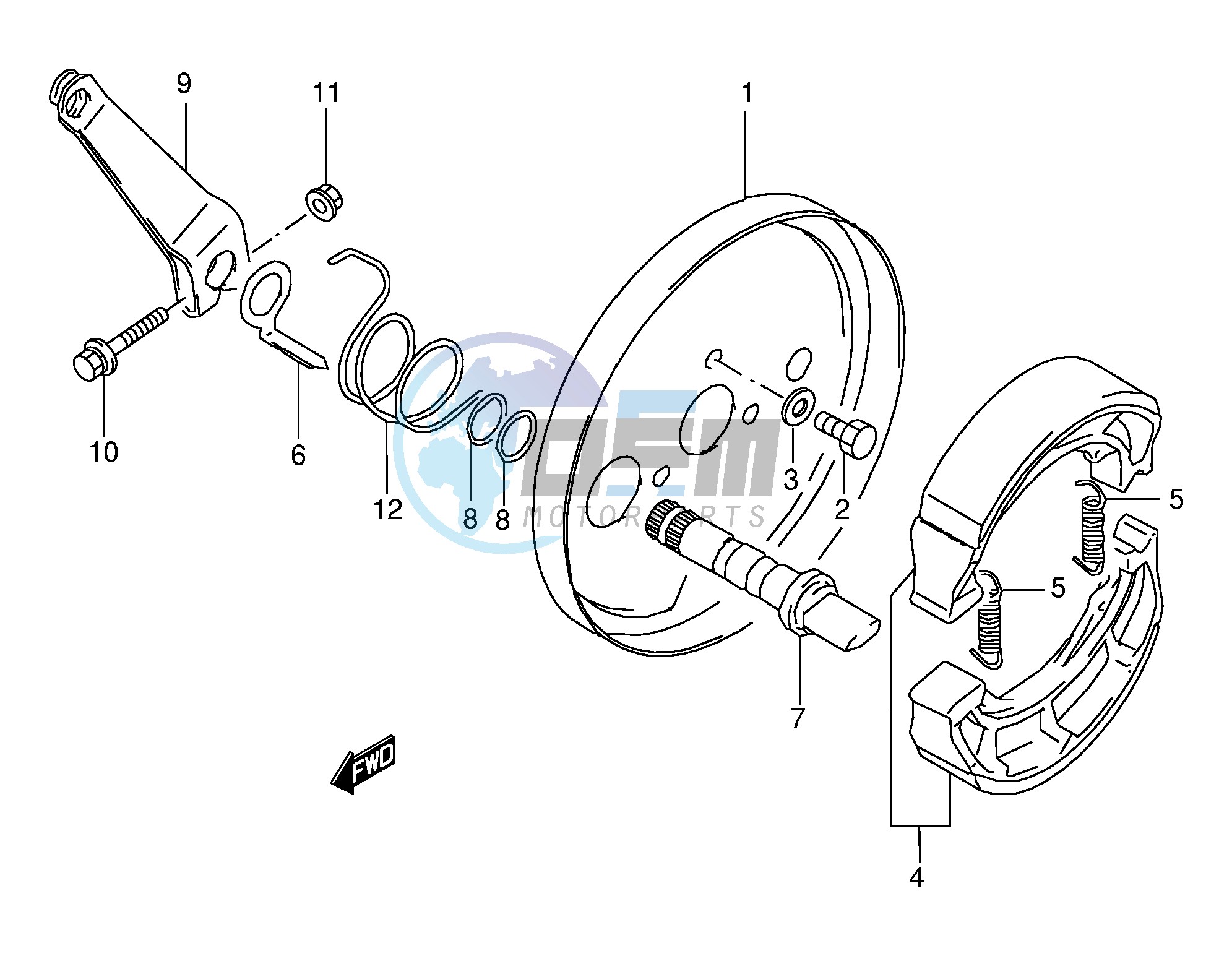 FRONT WHEEL BRAKE