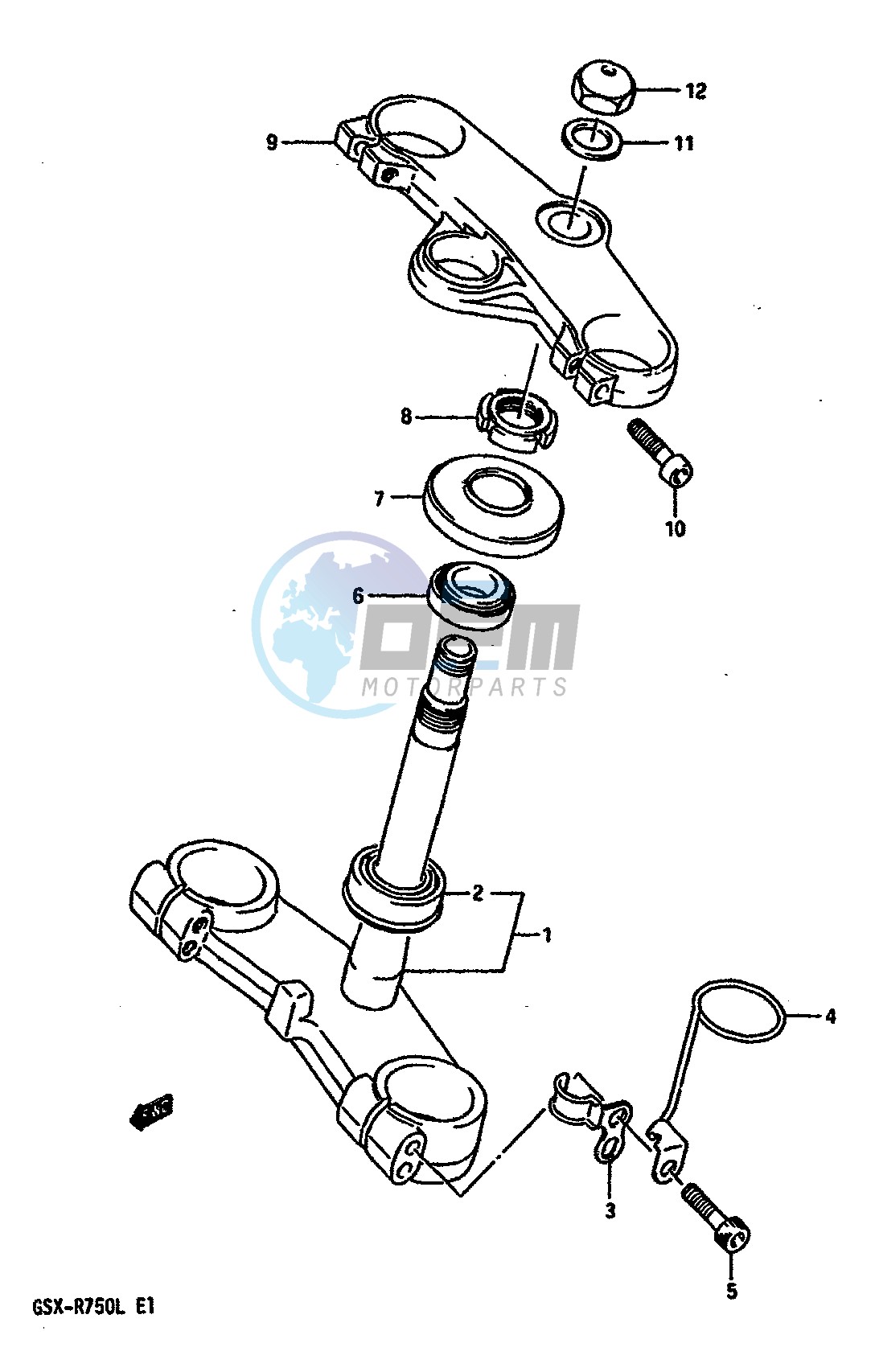 STEERING STEM (MODEL L)