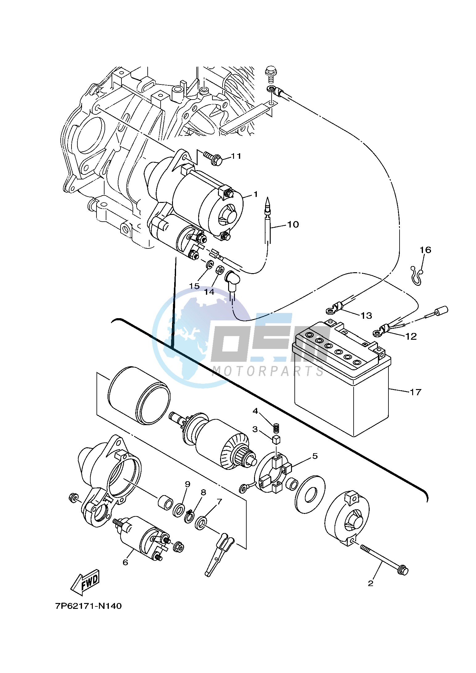 STARTING MOTOR