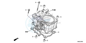 TRX680FAH Europe Direct - (ED) drawing CYLINDER