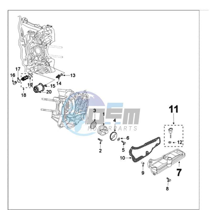 OIL PUMP FOR 17318