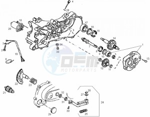 ATLANTIS BULLET - 50 cc VTHAL1AE2 Euro 2 2T AC GBR drawing Starter (Positions)