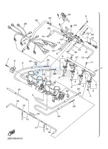 XJ6FA 600 DIVERSION F (ABS) (1DG5 1DG6) drawing INTAKE 2