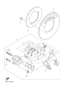 VMX17 VMAX17 1700 (2CEL) drawing REAR BRAKE