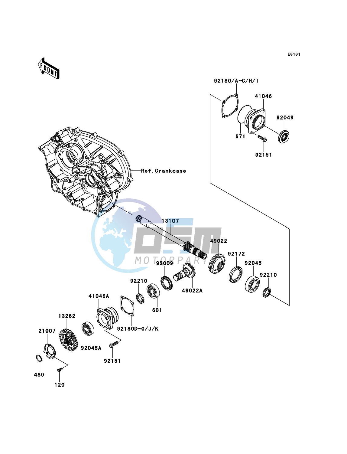 Front Bevel Gear