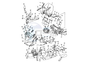 FJR 1300 drawing COWLING