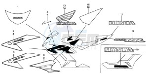 CBR1000RR drawing STRIPE/MARK (2)