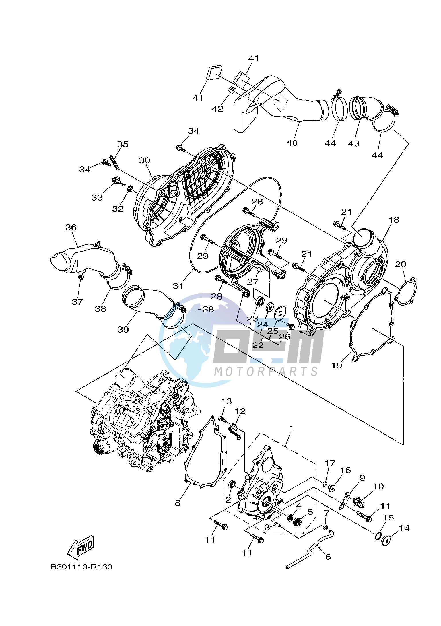 CRANKCASE COVER 1